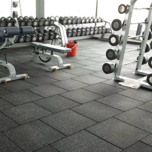 Shock Absorbing Garage Floor Tiles Rubber Mat Sports Mats Protective Flooring for Gym Floor