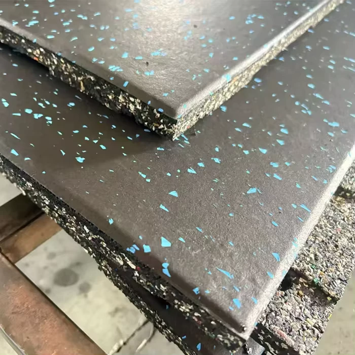Shock Absorption EPDM Fitness Rubber Mats Interlocking Eco-Friendly Flooring for Gyms Custom Sizes