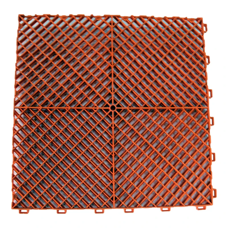 Slip resistant for Safety PP Plastic Floor Tiles for Polished Showroom