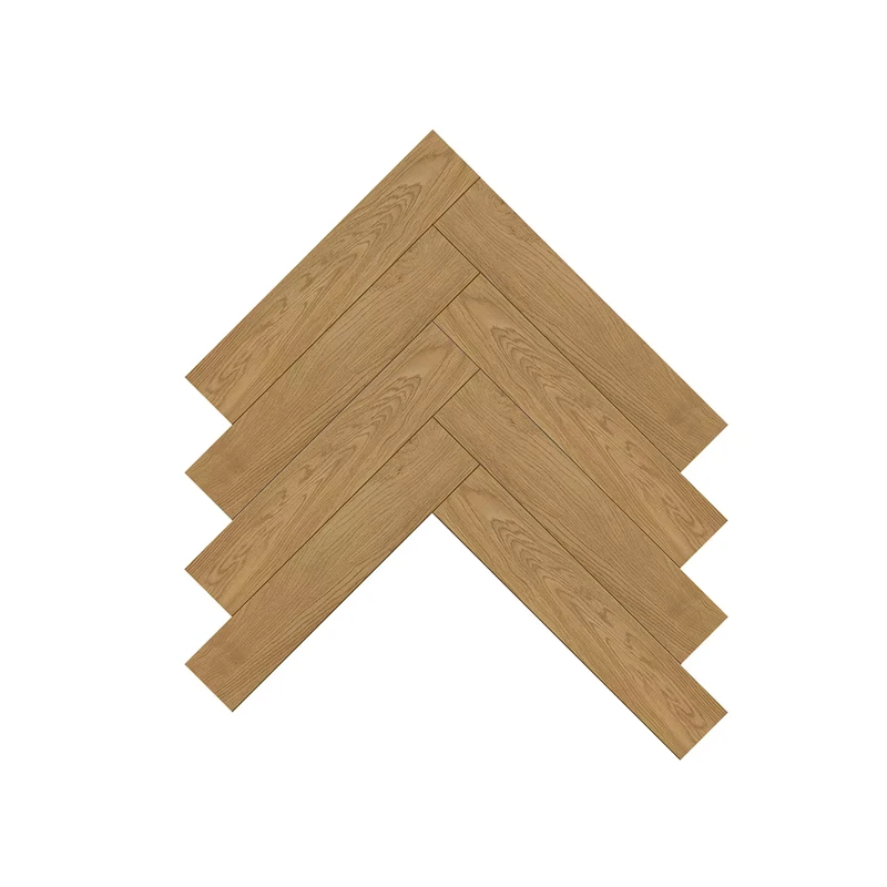 Smooth Wear resistant Laminate Flooring Herringbone Pattern Engineered Composite Option