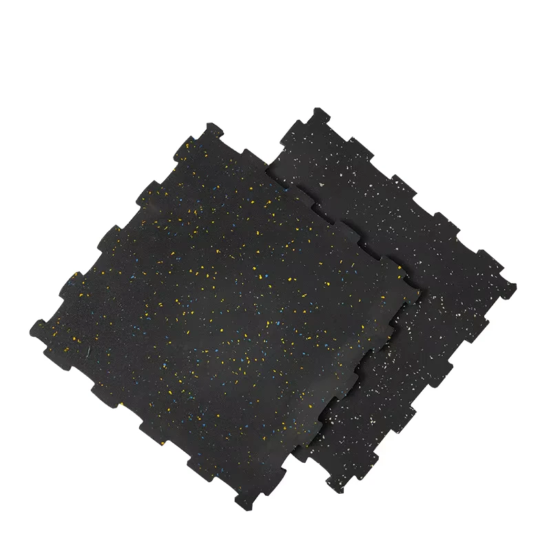 Snap on Splicing Odorless Sports Gym Mat Shock Absorption Anti Smash Non Slip Fireproof Soundproof Rubber Flooring Protective