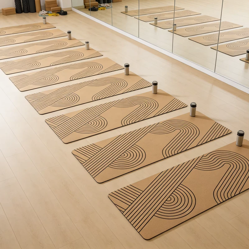 Soft Comfortable ECO Friendly Fitness Cork Yoga Mat Manufacturer