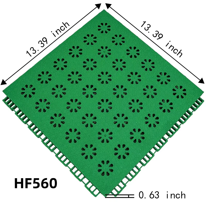 Soft Interlocking Floor Multi function Court TPE Material 16mm Eco Friendly Anti Slip Surface Waterproof