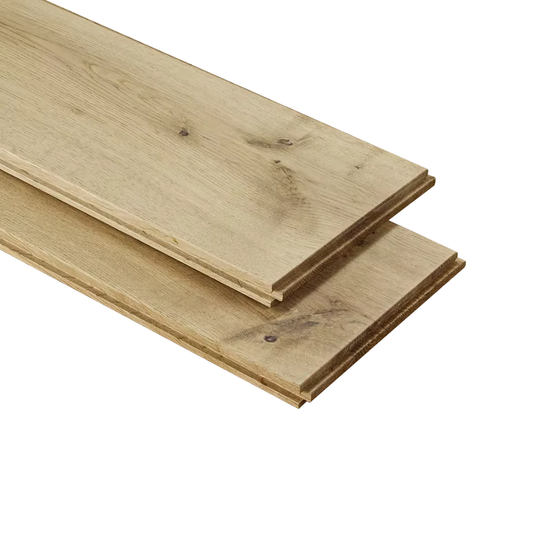 Solid Oak Wood Parquet Modern Design 18mm Thick Engineered Hardwood Floor with ABCD Surface Grading Click System
