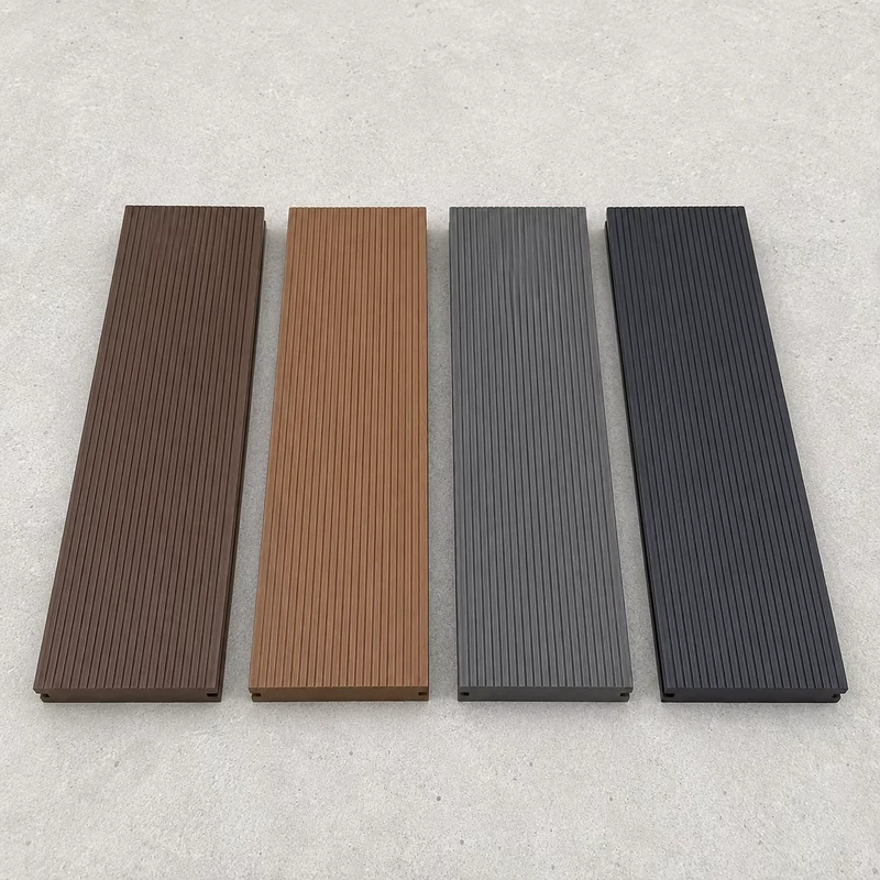 Solid WPC Decking Board Yacht Deck Anti Slip Waterproof Salt Resistant UV Interlocking Outdoor Marine Boat Flooring
