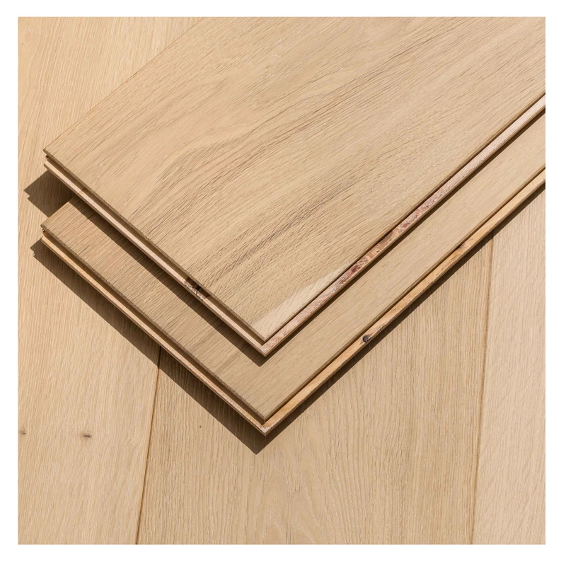 Solid White Oak Wood Flooring Indoor Multilayer Herringbone Parquet for Living Room Hardwood Floor Durable and Stylish
