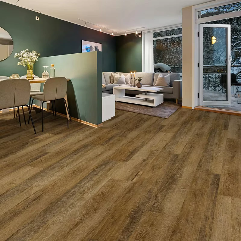 Sound Reducing House Villa Hotel Office Click Lock Interlock Luxury SPC Vinyl Plank Flooring Waterproof Anti Wear Wheels Proof
