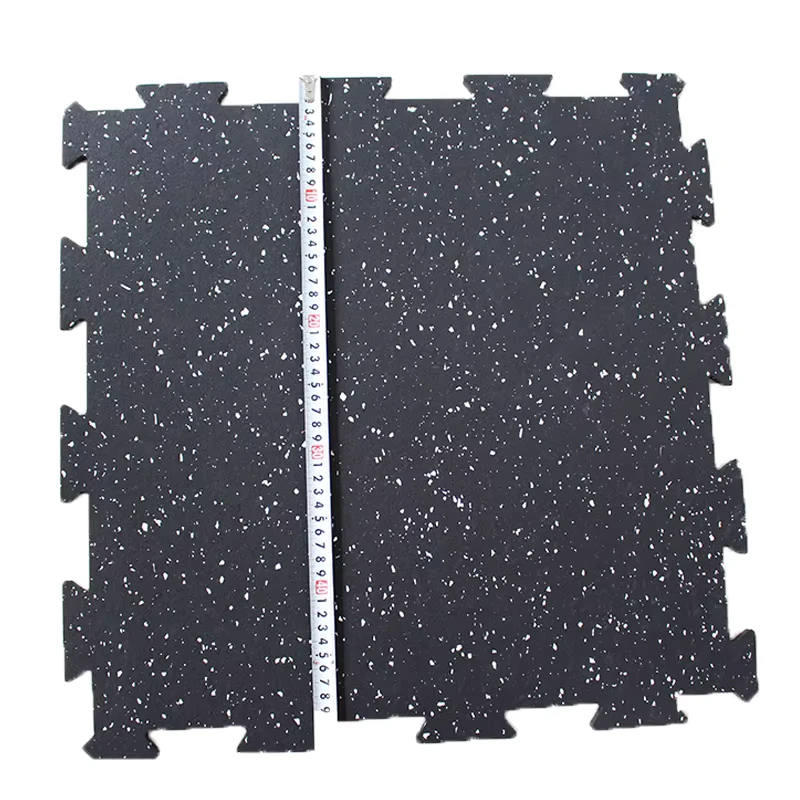 Soundproof EPDM Rubber Granules Flooring Fitness Equipment Protective Floor Mats 3/8 Inches Thick gym