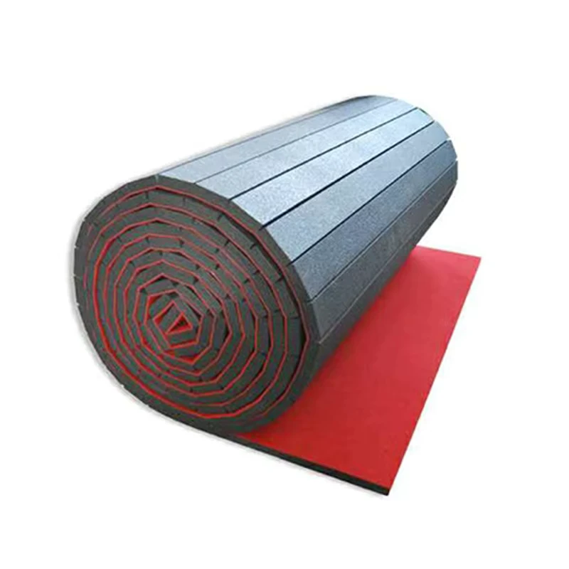 Sports Equipment Factory Outlet Flex Floor Mat PVC and XPE Foam Roll Gymnastics Mats Judo Tatami Mat