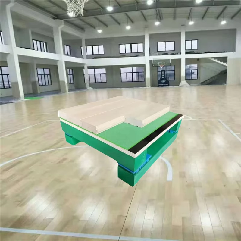 Sports FIBA Approved Basketball Badminton Roller Skating Indoor Wood Solid Hardwood Flooring Eco Friendly Shock Absorption Floor