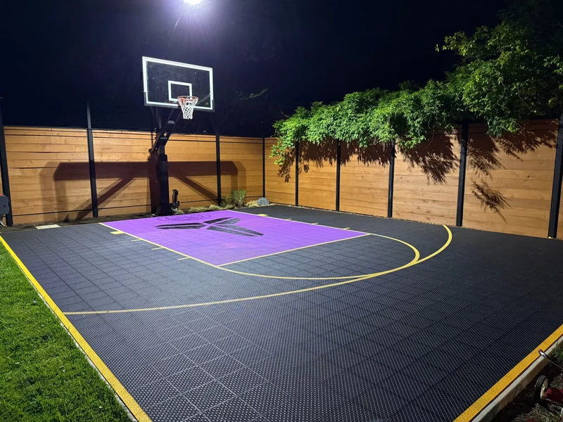 Sports Flooring PP Suspended Interlocking BWF Certified Indoor Outdoor Basketball Football Court Eco Friendly Shock