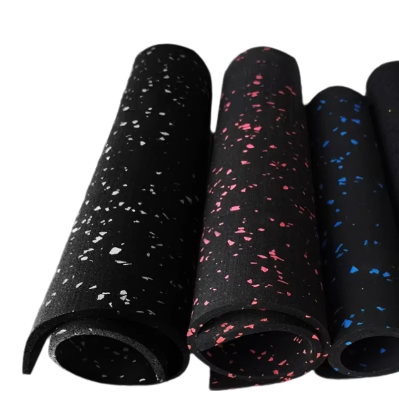 Sports Flooring Underlayment Acoustic Rubber Interlocking Floor Tiles Rolls Soundproofing Foam Cork Anti slip Wear resistant
