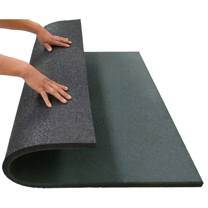 Sports Outdoor Recycled Commercial Interlocking Gym Tiles Roll Protective Gym Floor Mats Rubber Flooring CE Certified Vibration