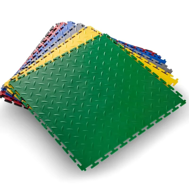 Square Wear Resistant Waterproof Plastic Vinyl Flooring Tiles for Industrial Commercial Use