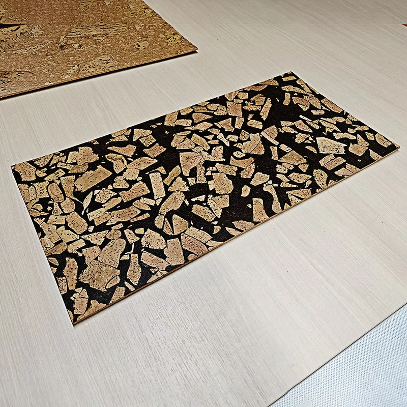 Stick Cork Flooring Self Adhesive Natural Cork Floor Tiles Waterproof Eco Friendly High Sound Insulation Anti slip for Kitchen