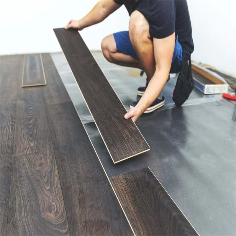 Strong Wear Resistance Rubber Mat Sports Gym SPC Flooring Stone Plastic Flooring Manufacturer