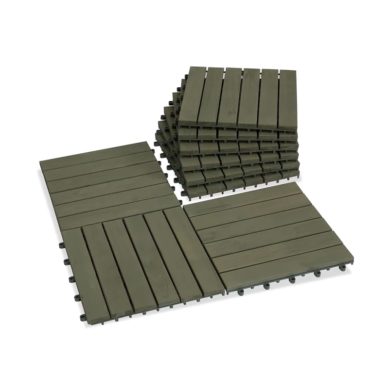 Strong Weather Resistance WPC Decking Board Anti Fading Wood Plastic Composite Outdoor Decking Floor for All Seasons
