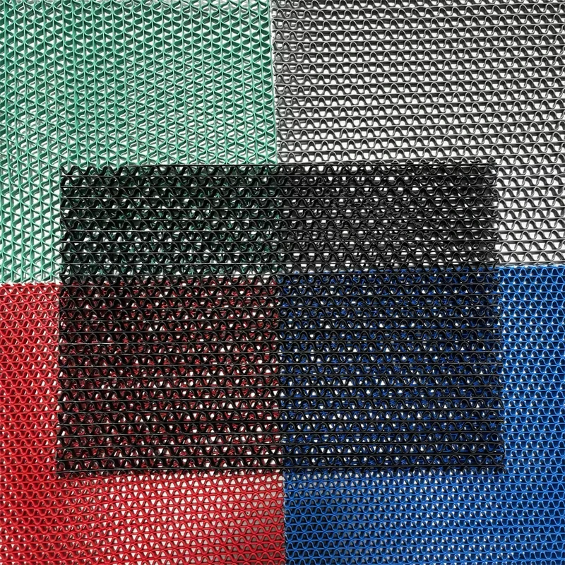Stylish and Eco-Friendly Plastic S-Hollowed Anti-slip Mat Plastic Flooring for Commercial Place Floor Laying