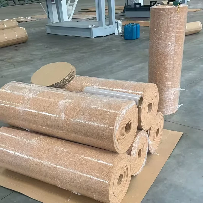Supplier Cork Mat Manufacture Fire Resistance Heat Insulation Cork Underlayment Roll for Wood Flooring