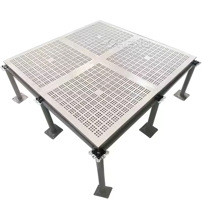 Supplier High Quality Anti Static Ventilation Aluminum Air flow Raised Access Floor Systems