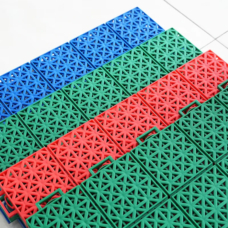 Suspended PP Interlocking Modern Waterproof Sports Flooring Tiles Professional Basketball Court Gym Playground Shock Absorbing