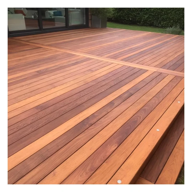 Swimming Pool Wood Planks S4S Real Wood Deck Cumaru Hardwood Outdoor Decking