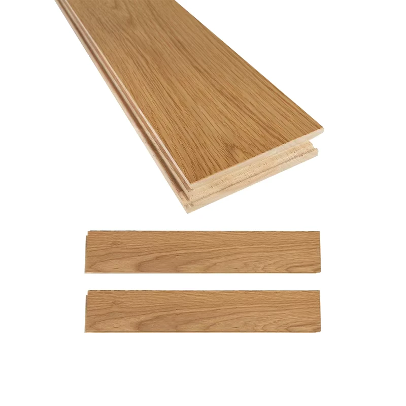 TECLIC Francesca Modern Natural White Oak Engineered Hardwood Flooring High Density Herringbone Brushed Waterproof Pine Floating