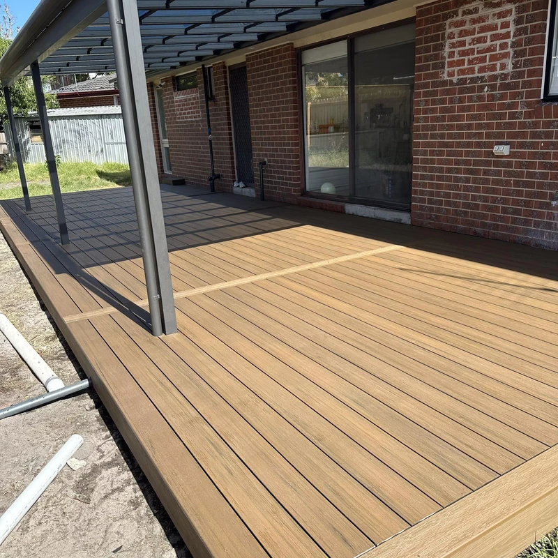 Terrace Garden II Double Sided Co Extruded WPC Decking Premium Maintenance Free Contemporary Outdoor Decking Interlocking
