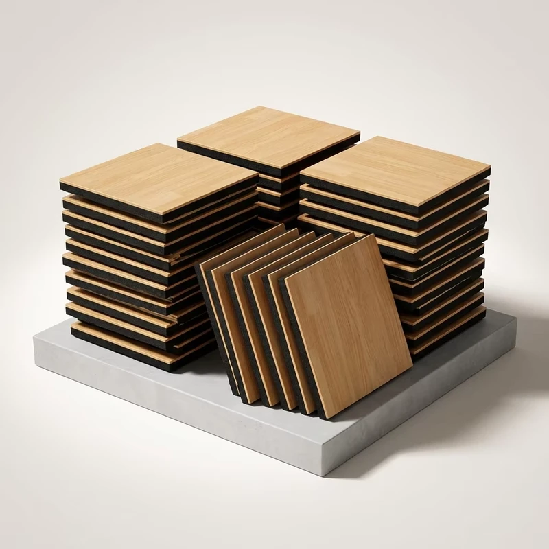 Thick Indoor Gym Composite Rubber Flooring Tiles Wood Grain Non Slip Durable Soundproof Eco Friendly Protective