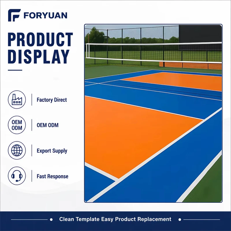 Thickened Shock Absorbing Knee protection Waterproof Sport PVC Vinyl Flooring for Outdoor Sport Court