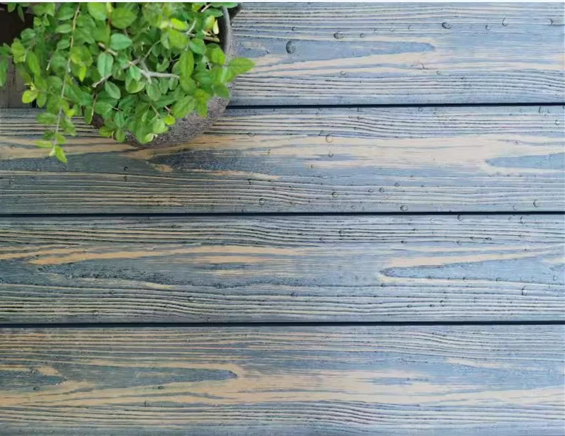 Three Layer Co Extruded Wood Composite Flooring Wood Grain Hard WPC Outdoor Wood Flooring