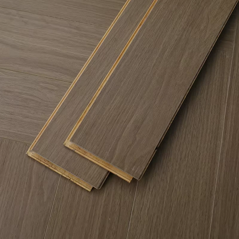 Three Layer Pear Wood Engineered Flooring Click Lock Wear Resistant Soundproof Modern Design Bathroom Villa