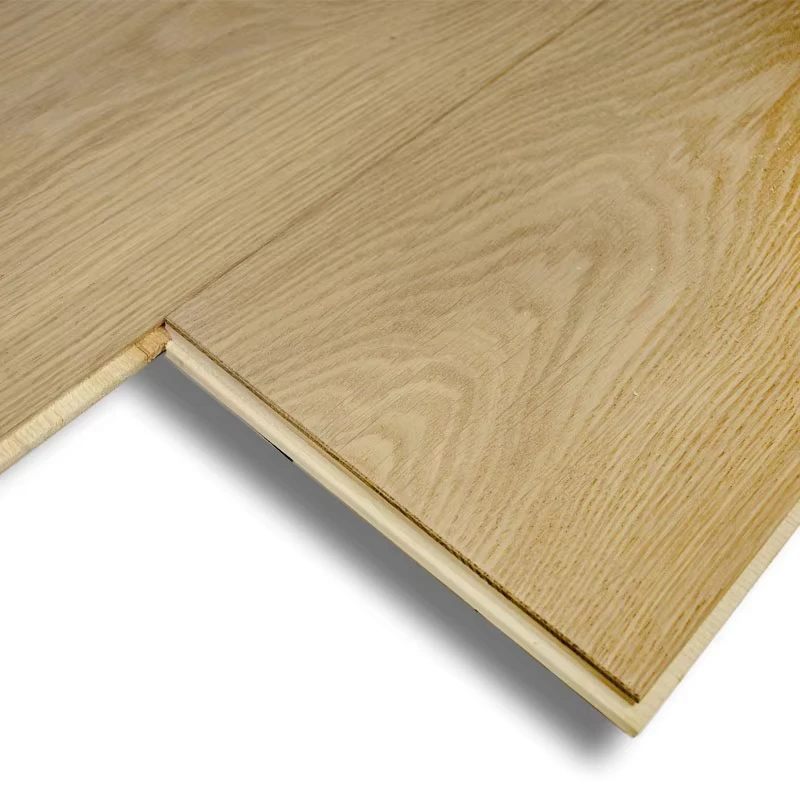 Three layer Solid Wood Composite Flooring Oak 13mm 15mm Thick Suitable for Floor Decoration