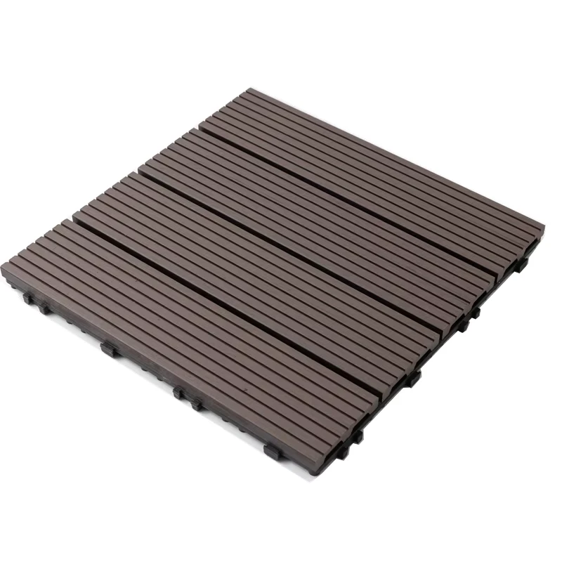 Tiles Wide Water Resistant Decking for Indoor Outdoor Thick Deck Tiles Interlocking Composites Floor