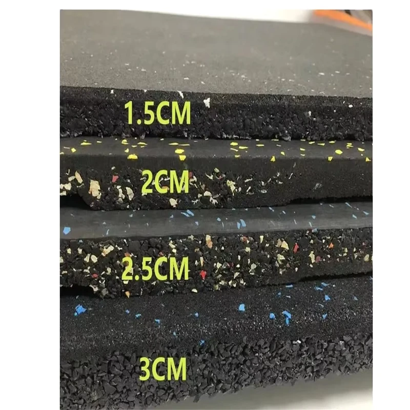 Top Selling Indoor 1mX1m Sport Rubber Gym Floor Tiles Protective Mat for Exercise Use
