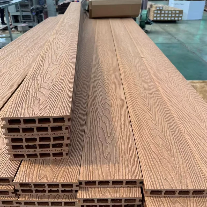 UV Resistant Outdoor WPC Flooring Wood Plastic Composite Deck Boards