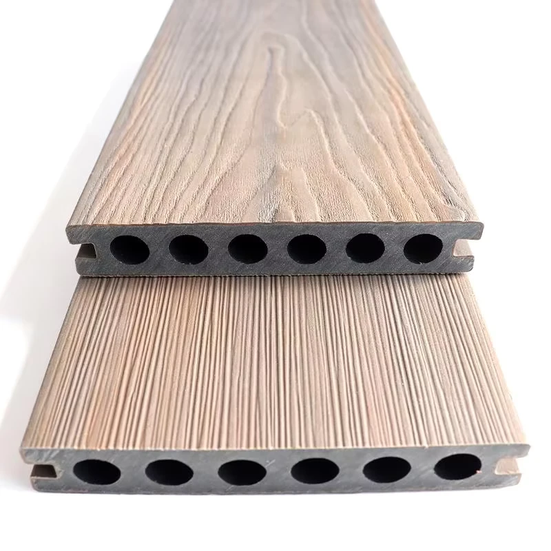 Unique Wood Grain Scratch Resistant UV Proof Composite Wood Board Wpc Fence Decking
