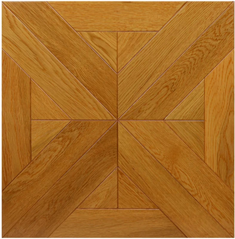 Versailles Solid Oak Multi Layer Hardwood Flooring Smooth Surface Eco Friendly Water Resistant 5in Plank Width