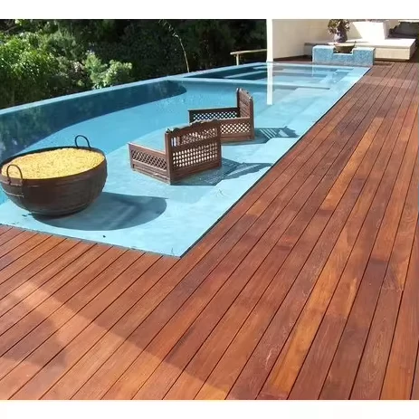 Very Durable and Same Color Hard Wood Viga Ipe Decking for Villas