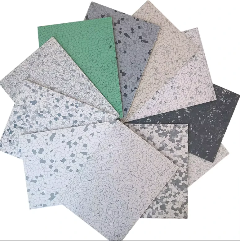 Vinyl Flooring ESD Anti static PVC Floor Tile Plastic Homogeneous PVC Flooring for Factory