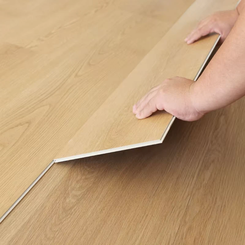 Vinyl Plank SPC Flooring Anti Slip Fireproof Scratch Resistant Indoor Waterproof Wood Living Room