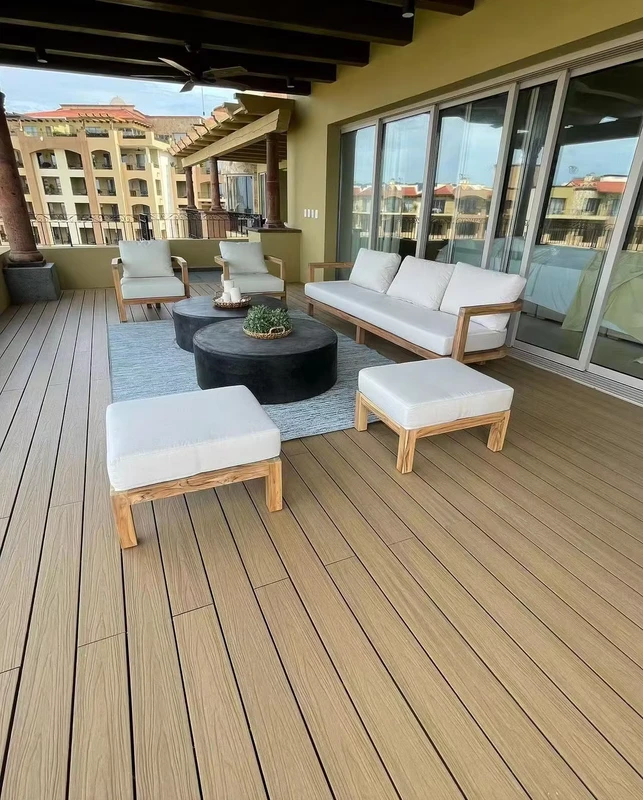 WPC 3D Embossed Decking Co-Extrusion WPC Board