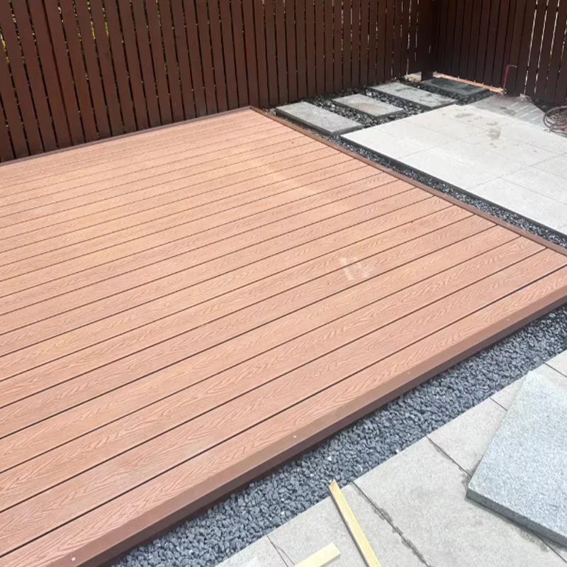 WPC Composite Decking WPC Decking WPC Laminate Flooring Anti UV Outdoor Decking