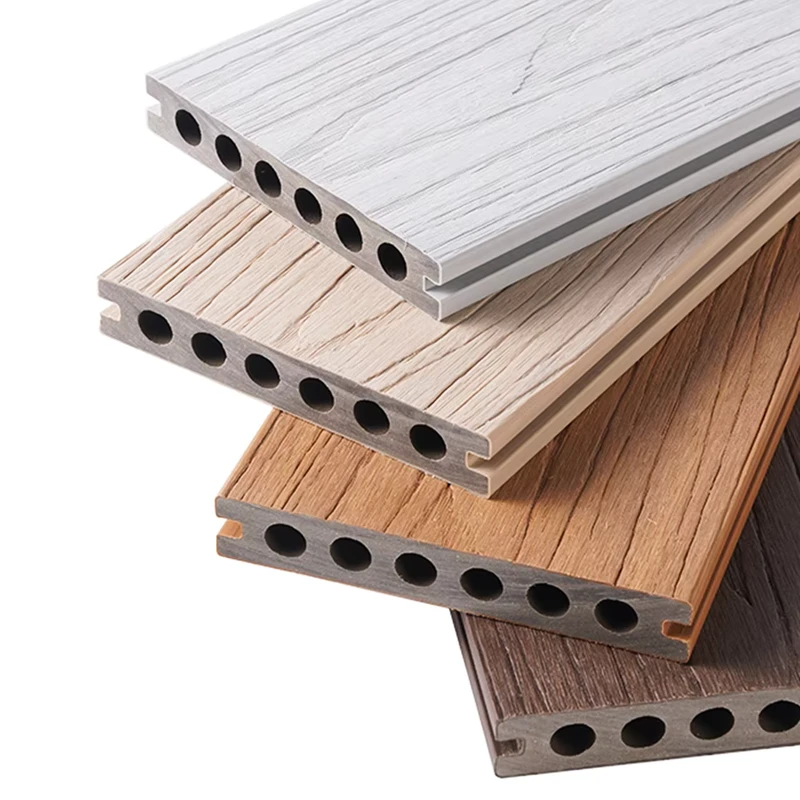 WPC Composite Outdoor Decking Terrace Flooring Solid Hard Wood Board