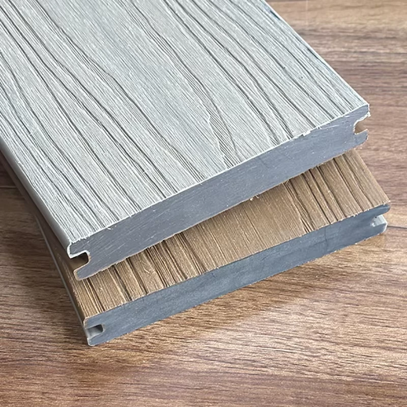 WPC Decking Composite Decking Boards Waterproof DIY Outdoor Tile Brushed for Patio Garden Poolside