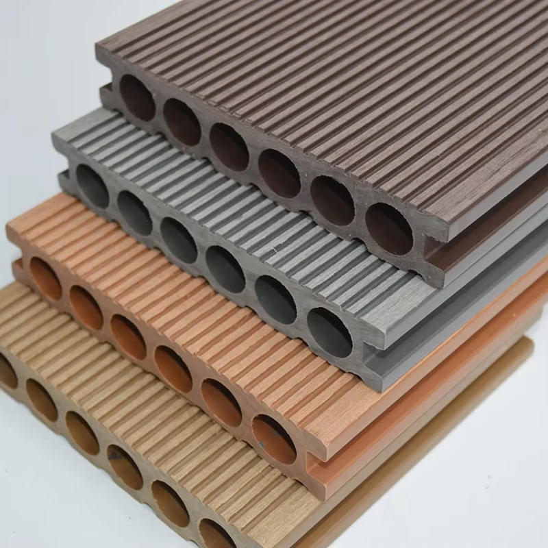 WPC Decking WPC Walnut Teak Wood Composite Decking Flooring Outdoor Plastic Decking 140*25