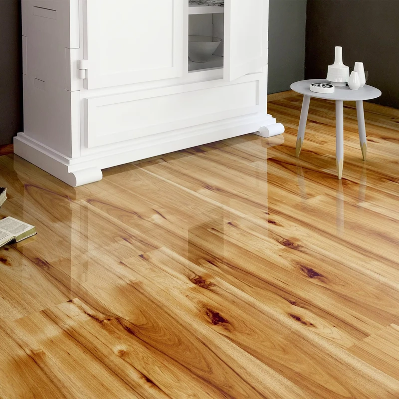 Water Resistant Ac4 Ac5 8mm 10mm 12mm Hdf High Class Shiny Laminate Flooring Glossy Laminate Flooring