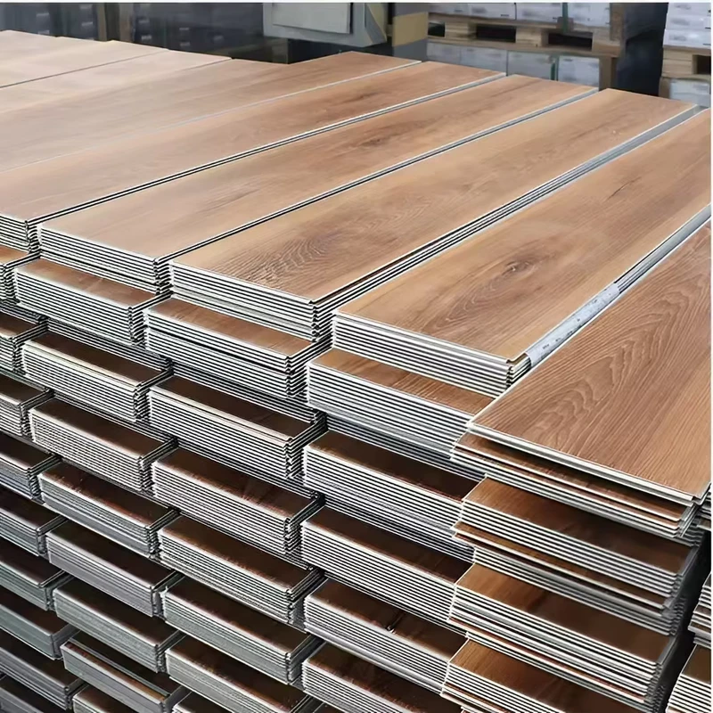 Waterproof 8mm Ac4 Laminated Flooring with Click Lock Wear Resistant for Gym and School Use