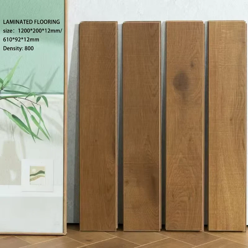 Waterproof AC4 Laminate Flooring 8mm 12mm High Density Fiberboard HDF Laminate Wood Flooring for Commercial