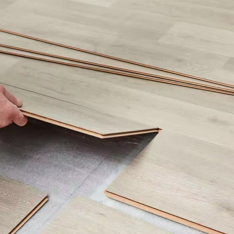Waterproof Click Lock Wear Resistant HDF AC4 Laminate Flooring 8mm Modern Living Room